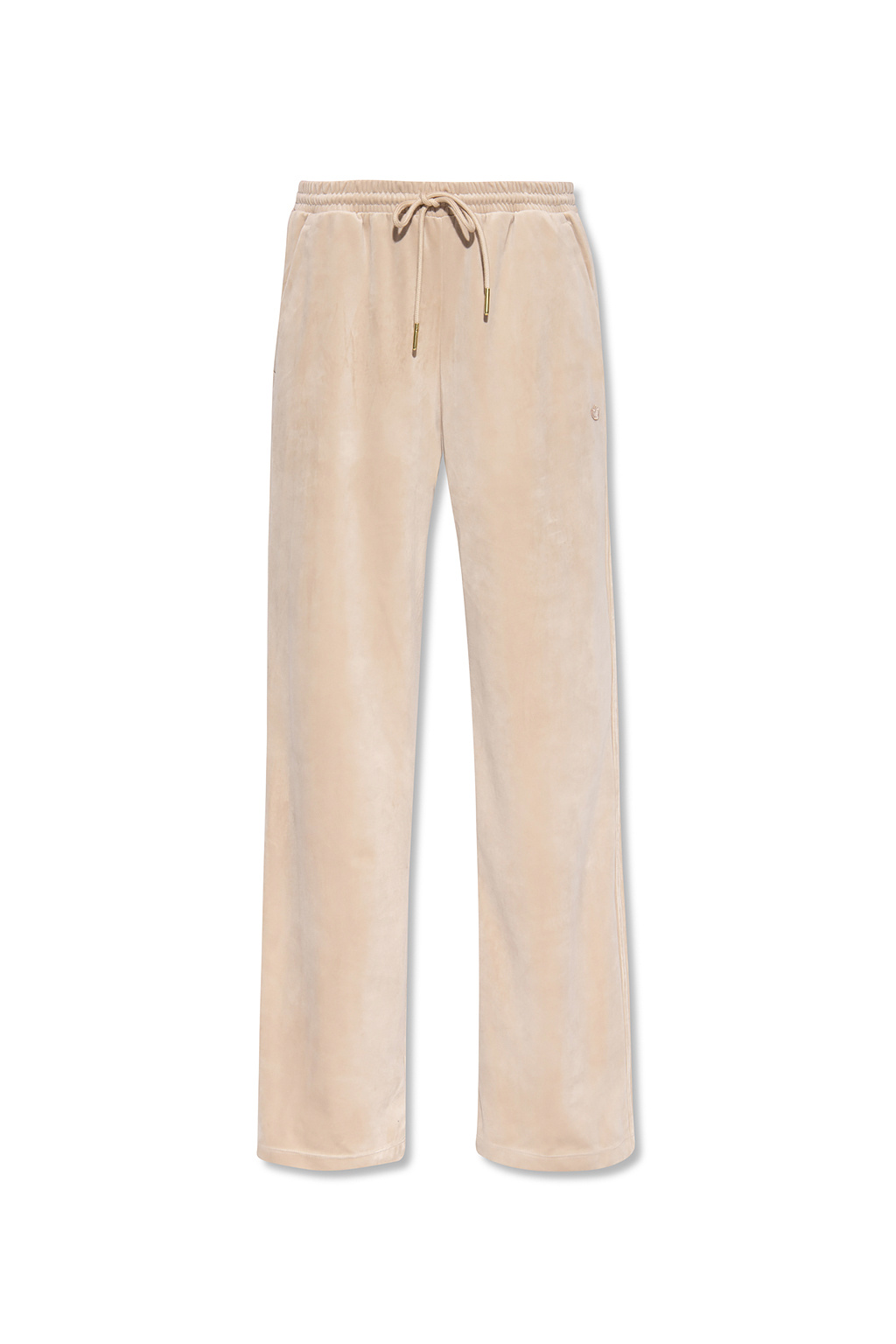 Beige Velour trousers ozweego ADIDAS Originals IetpShops GB